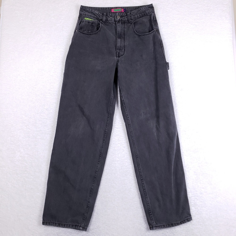 Empyre Tori Carpenter Jeans Washed Black Skater Relaxed Fit High Rise Size 7‎